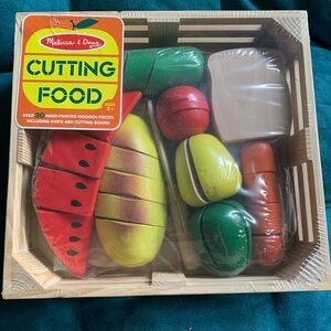 Melissa & Doug cutting food set
